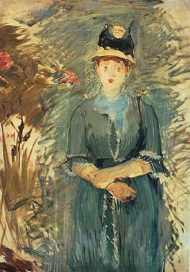 Edouard Manet Jeunne Fille dans les Fleurs Spain oil painting art